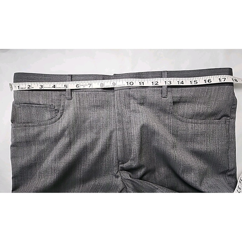 New Hart Schaffner Marx Dress Pants 36R Gray New York Fit Stretch Wool Blend NWT - Picture 11 of 13